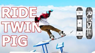 RIDE TWINPIG SNOWBOARD REVIEW - YouTube
