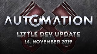 Little Dev Update: 14. November 2019