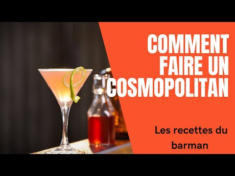 RECETTE COCKTAIL COSMOPOLITAN - FORMATION BARMAN
