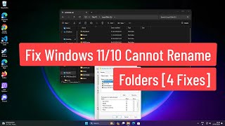 Fix Windows 11/10 Cannot Rename Folders [4 Fixes]