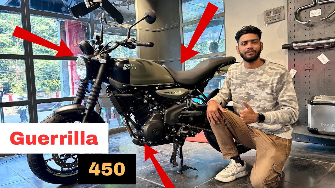 Royal Enfield Guerrilla 450 🔥 40PS Power | Royal Enfield Guerrilla 450 Review 🔥