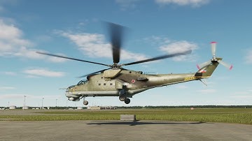 Okayish Vertical Take-off and Landing in the Mi-24P Hind, DCS