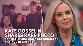 Kate Gosselin Shares Rare Photo of 4 of Her and Jon's Sextuplets at Their 20th Birthday Celebration