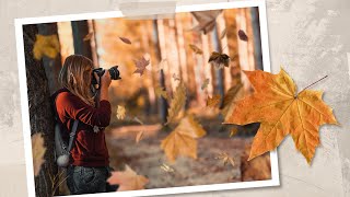 Using Autumn Leaves Overlays Using Autumn Leaves Overlays