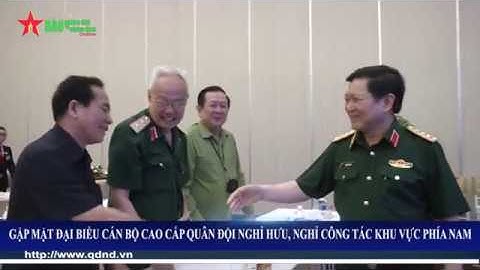 Bộ Quốc phòng gặp mặt đại biểu cán bộ cao cấp quân đội nghỉ hưu, nghỉ công tác khu vực phía Nam