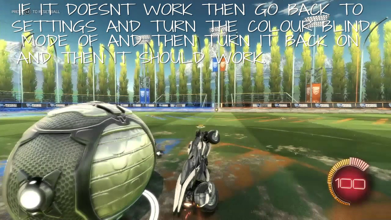 FREEPLAY COLOUR BLIND MODE GLITCH!| Rocket League - YouTube