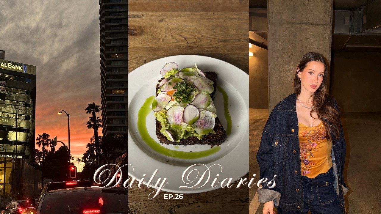 productive week as a musician in LA | recording music, movie premier, time with friends | vlog ep.26