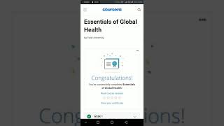 Essentials of Global Health || Malaria quiz answers || Coursera