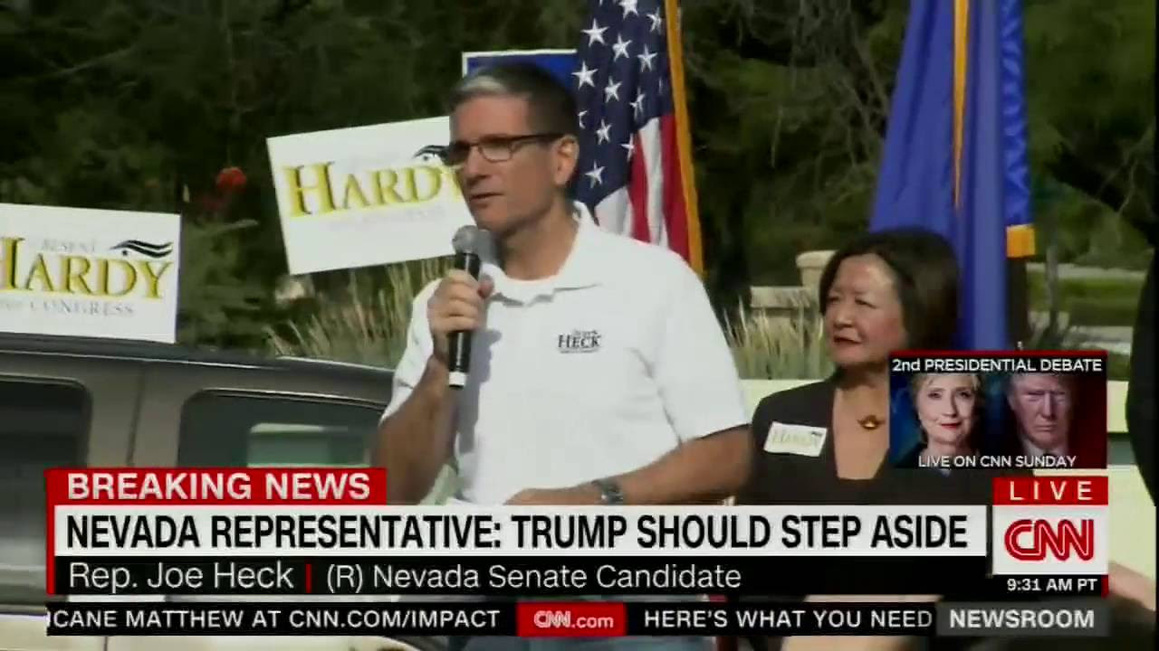 Joe Heck says he won't vote for Donald Trump