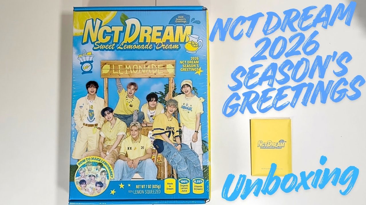 Unboxing: NCT Dream 2026 Season's Greetings - YouTube