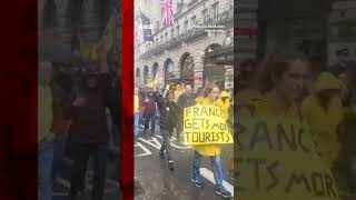 Anti-monarchy protests staged as King Charles crowned #Shorts #Coronation #BBCNews