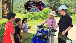 Mui had a wonderful experience making cakes with Nhat and giving them to the children.