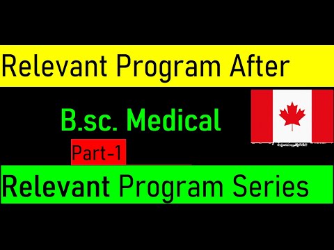 Relevant Courses After B.sc Medical in Canada | Relevant program after bsc medical in canada #bsc