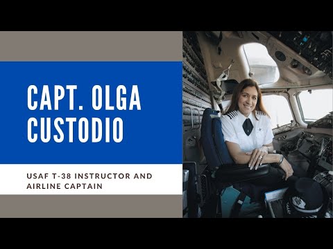 Lt. Col Olga Custodio USAF, American Airlines Captain retired ...