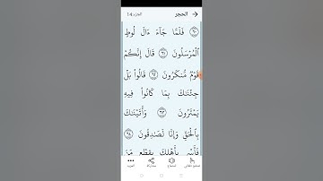 سورة الحجر بالتجويد المبسط الصفحة ((٢٦٥)
