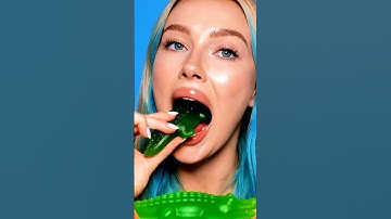 The Most Satisfying and Biggest Gummy Crocodile Ever🐊🍬 | ASMR #food #asmr #satisfying