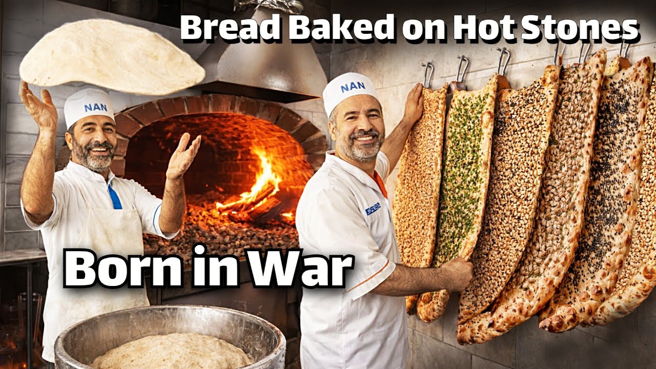 Woo! Master Baker Making Traditional Persian Sangak Bread