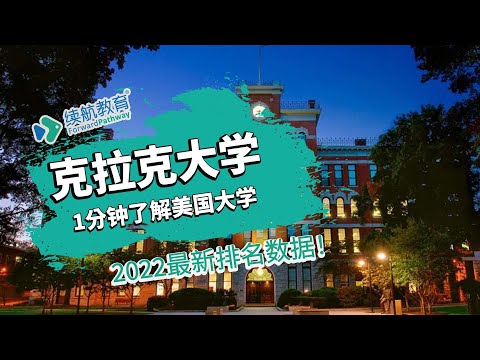 一分钟了解美国克拉克大学—2022年最新排名—续航教育可视化大数据