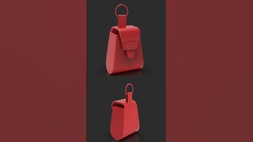 leather pouch 002 Maya modeling 😱😱🔥🔥 #3d #maya #art #zbrush #viral #shorts #reels