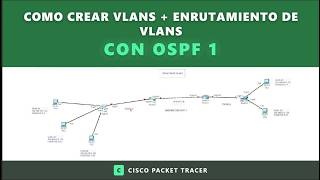 COMO CREAR VLANS + ENRUTAMIENTO DE VLANS CON OSPF 1 - CISCO PACKET TRACER