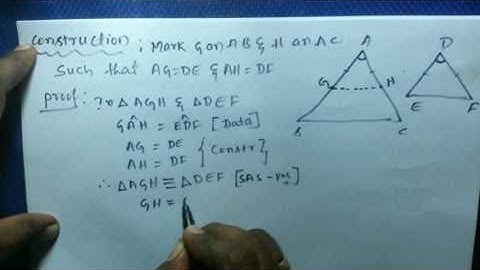 Similar Triangles, AA similarity Theorem