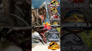 Mosasaurus Rebirth x Tyrannosaurus Rex Ember vs Jurassic World All Dinosaurs