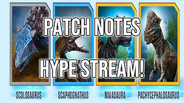 UNLOCKING DRACOCERATOPS IN JURASSIC WORLD ALIVE 1.6 PATCH NOTES HYPE STREAM + FAN BATTLES!