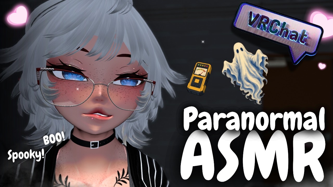 ASMR 🩵 Paranormal Investigator Interviews You ♥ Latex Gloves ♥ Roleplay ♥ Writing Sounds | VRChat