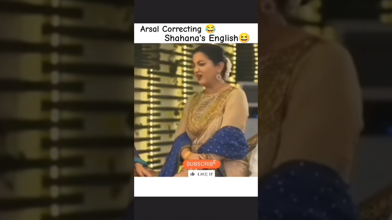 Arsal Correcting Shahana's English 😂|Funny Scenes🤣||Suno Chanda Drama||