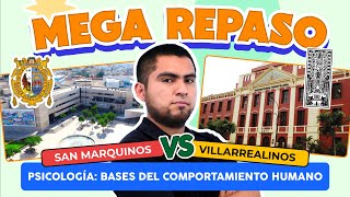 MEGA REPASO | BASES DEL COMPORTAMIENTO HUMANO | UNMSM VS UNFV | Psicología