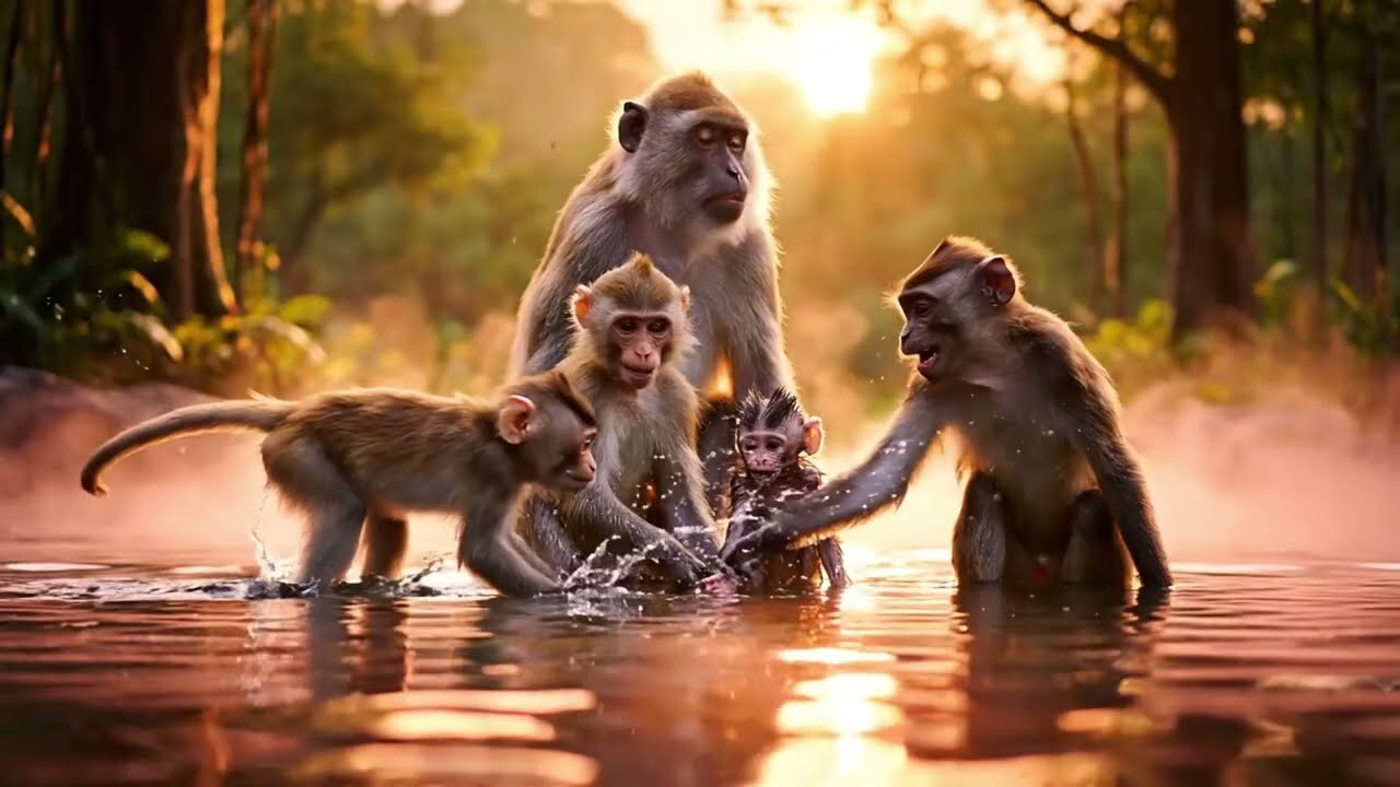 Rainforest Rascals: Wild Monkey Adventures in the Jungle