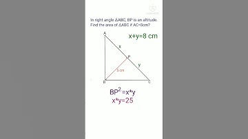 Area of the triangle 🔥| viral problem| #logicxonomy| #shorts