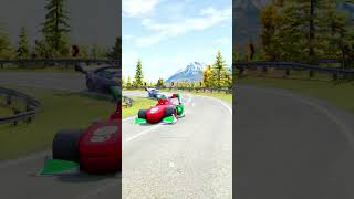Flatbed Truck Mcqueen Transportation With Truck - Pothole Vs Car Beamng.drive Gameplay