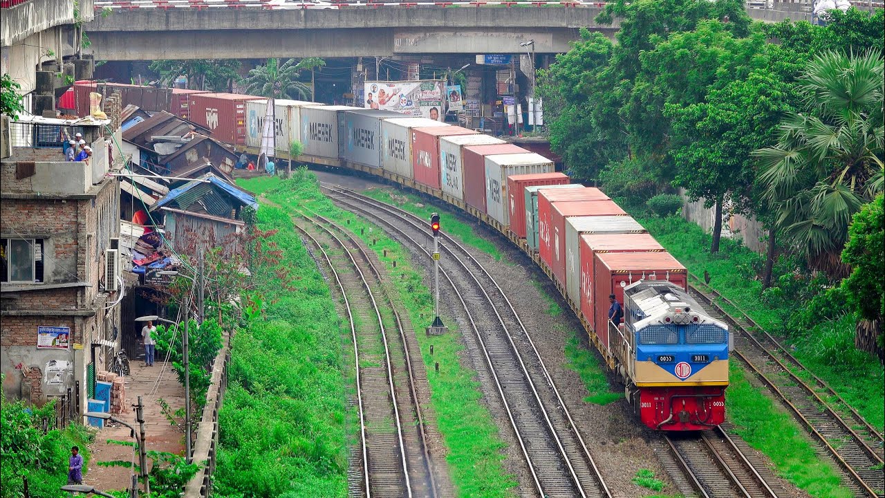 Intermodal Train / BFCT / Container Transport Train of Bangladesh ...