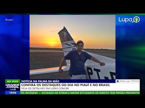 Neurologista Jacinto Lay sofre acidente aéreo e é internado em Teresina