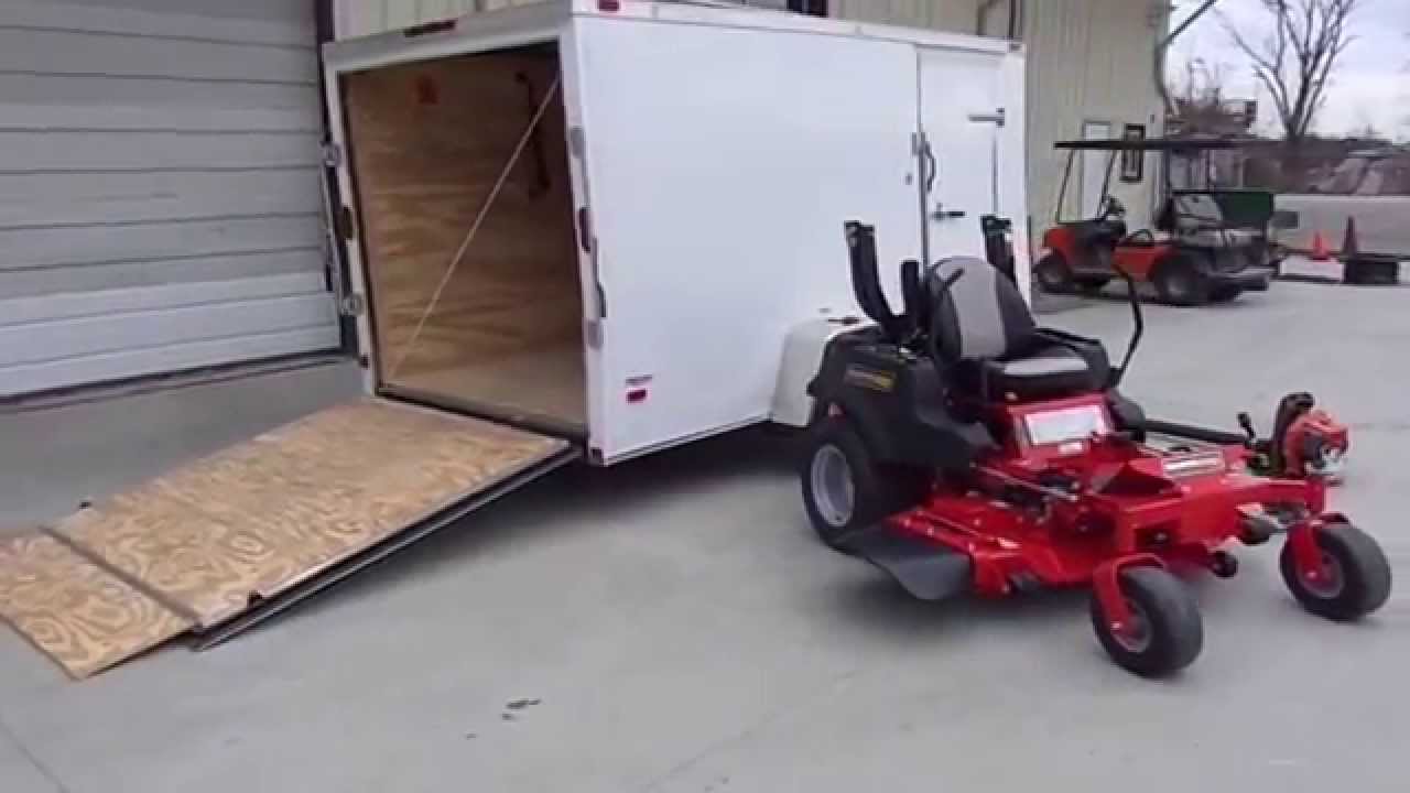 Snapper Pro S150XT 5901290, 52" Zero Turn Lawn Mower Enclosed Trailer