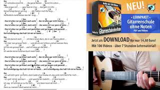 Alles nur geklaut - Die Prinzen, Cover, Akkorde & Text zum Mitspielen!