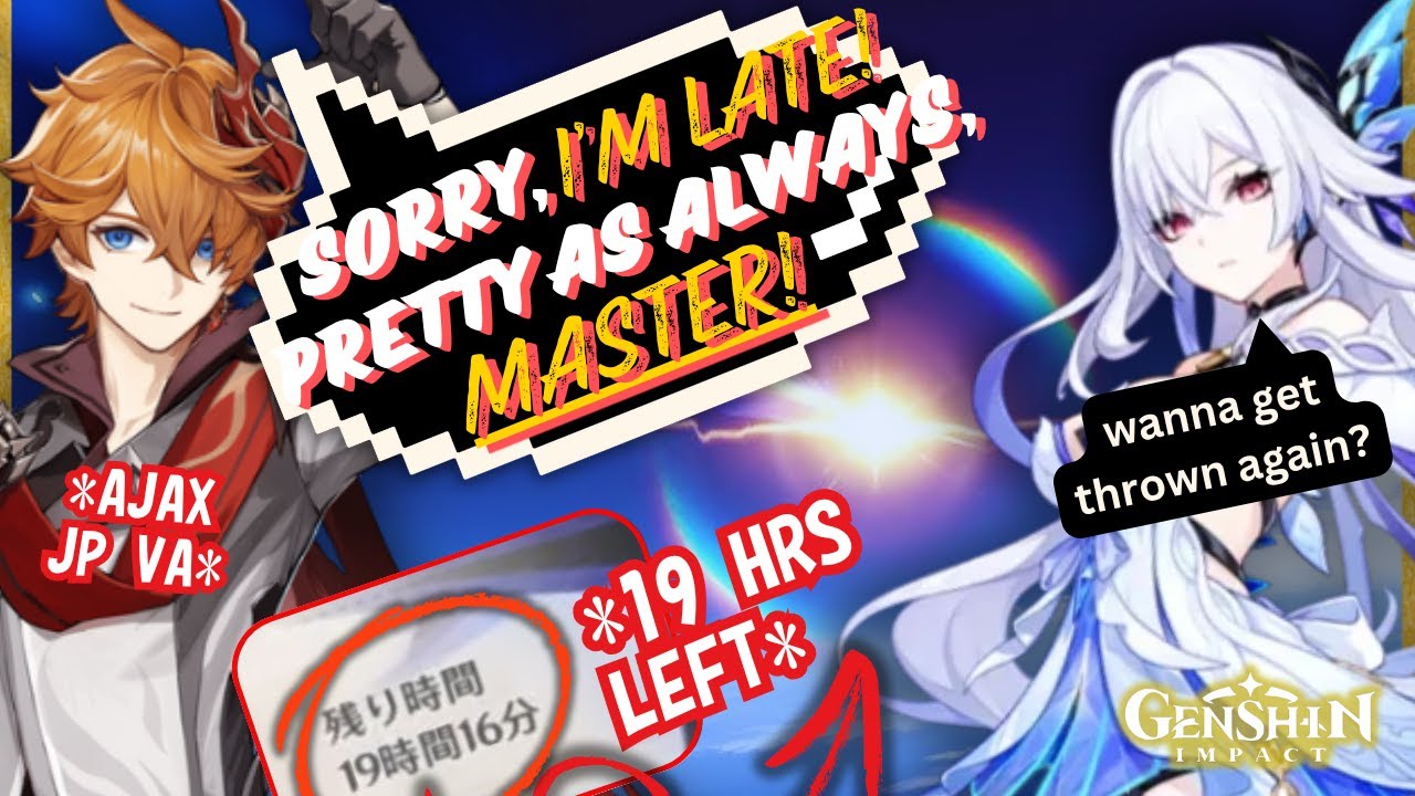 Childe JP VA PULLS for His MASTER 19HRS Before She DISAPPEARS | Skirk Genshin ENG SUB