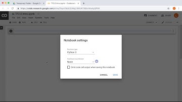 Intro to Google Colab, how to use a GPU or TPU for free - TensorFlow Tutorial