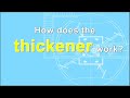 How does the thickener work in mineral processing plant？
