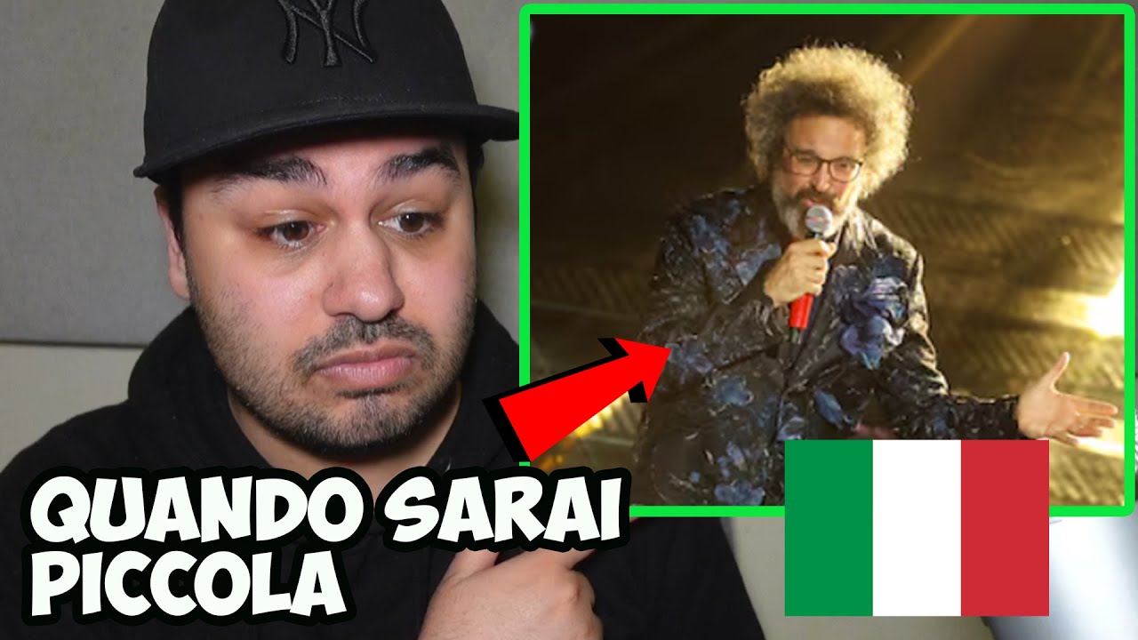 British Reaction To Simone Cristicchi canta 