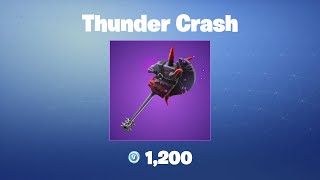 Thunder Crash Fortnite Pickaxe