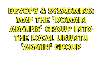 DevOps & SysAdmins: Map the 