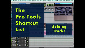 The Pro Tools Shortcut List: Soloing Tracks | HowToNOWTUBE