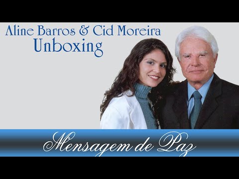 Cid Moreira — unboxing CD Mensagem de Paz - Aline Barros e Cid Moreira #musica #unboxing #cidmoreira