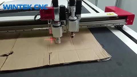 CNC Oscillating Knife Cutting Machine for cutting carton box