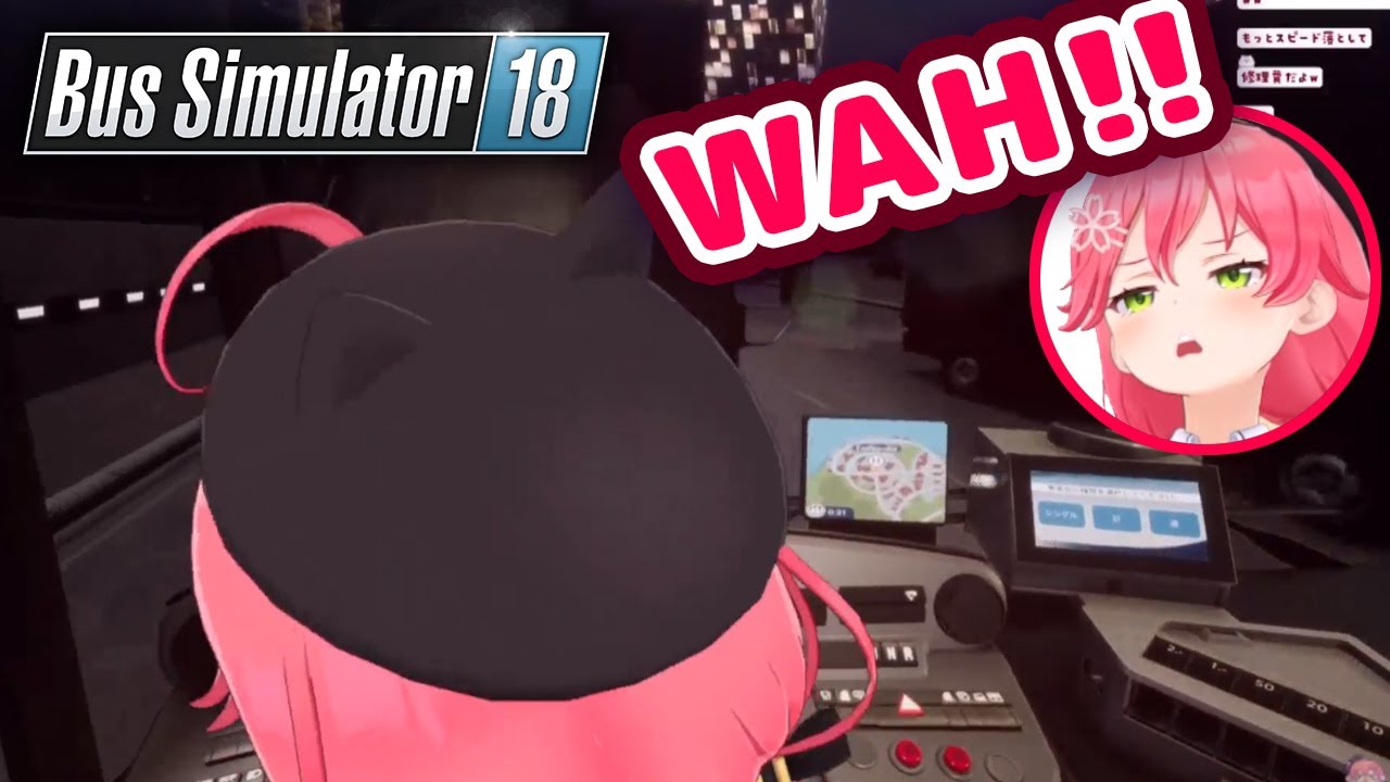 Miko Crashes Bus then Panics and Road Rages【ENG Sub/Hololive】