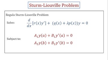 Sturm-Liouville Problem (2 of 3) in Urdu|Hindi
