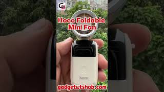 Hoco HX606 Foldable Mini Handheld Fan | RechargeableFan | Adjustable 90-Degree Head