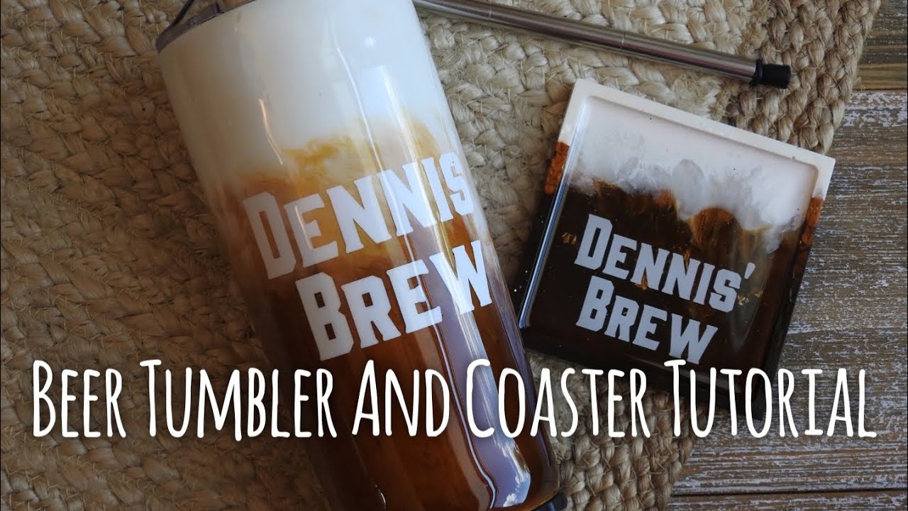 Beer Tumbler and Epoxy Coaster Tutorial YouTube